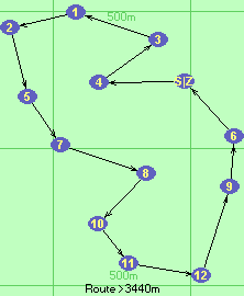 S-4-3-1-2-5-7-8-10-11-12-9-6-Z